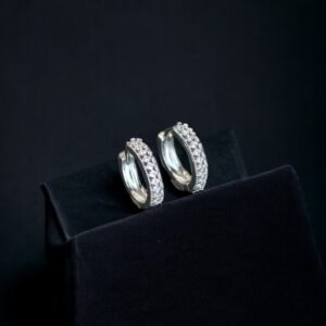 Ekarasa AD Silver Hoop Earring