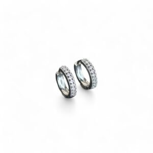 Ekarasa AD Silver Hoop Earring