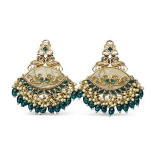 Ekavyoma Kundan Earring Rama