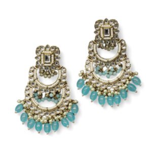 Ekatmika Kundan Earring Turquoise