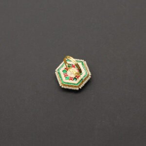 Ekabhoja Kundan Finger Ring White