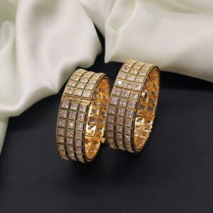 Ekakanya American Diamond Bangle White