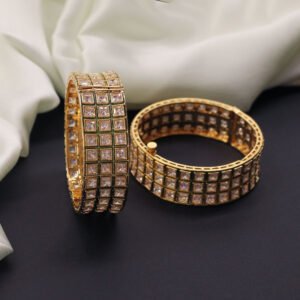 Ekakanya American Diamond Bangle White