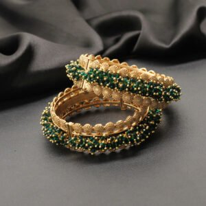 Ekashakti Antique Bangle Green